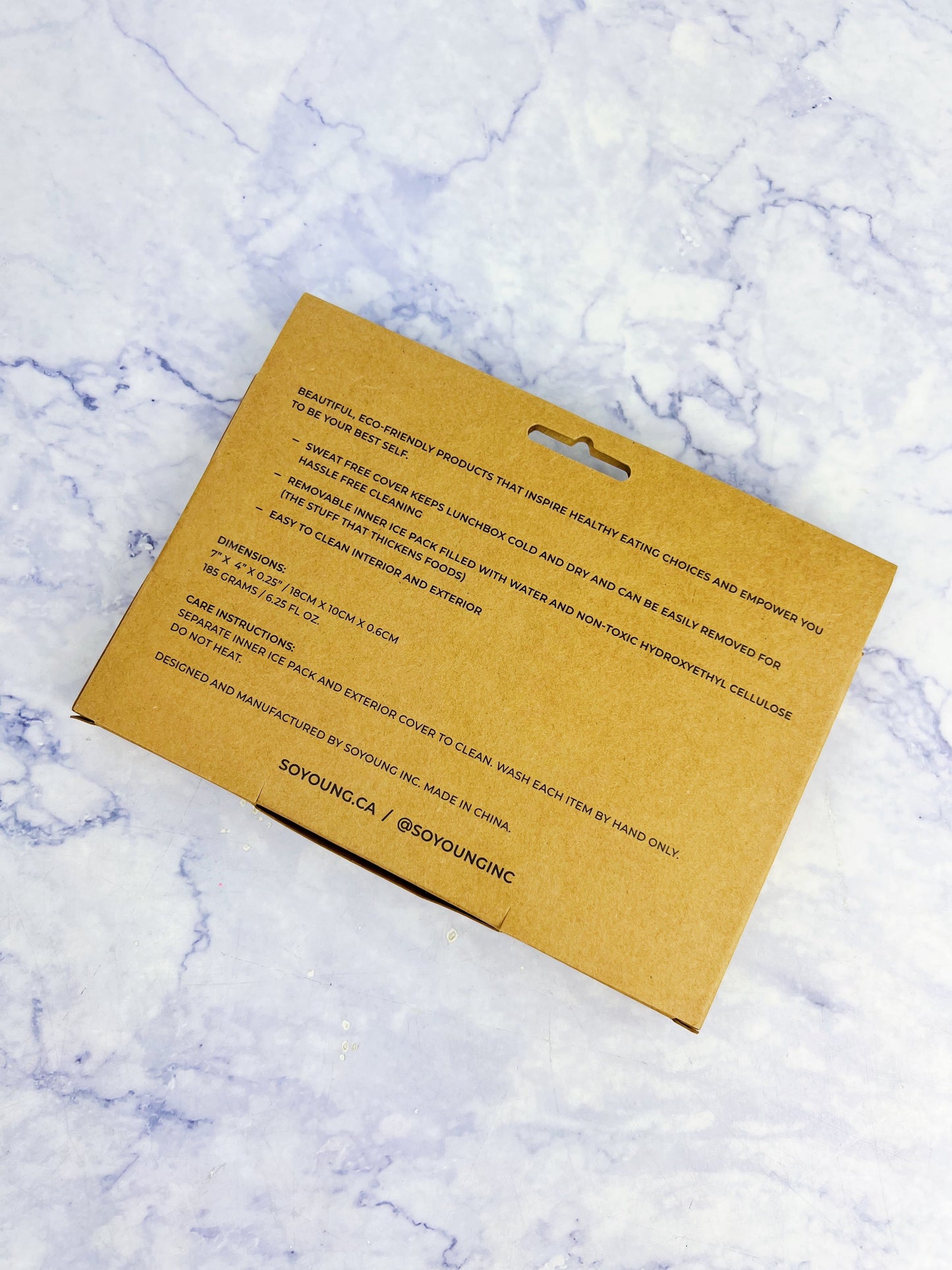 White Field Flowers and Muted Clay Ice Pack