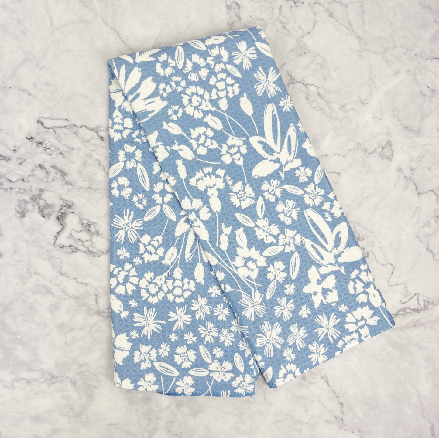 Bloom Me Over Floral Recycled Tea Towel