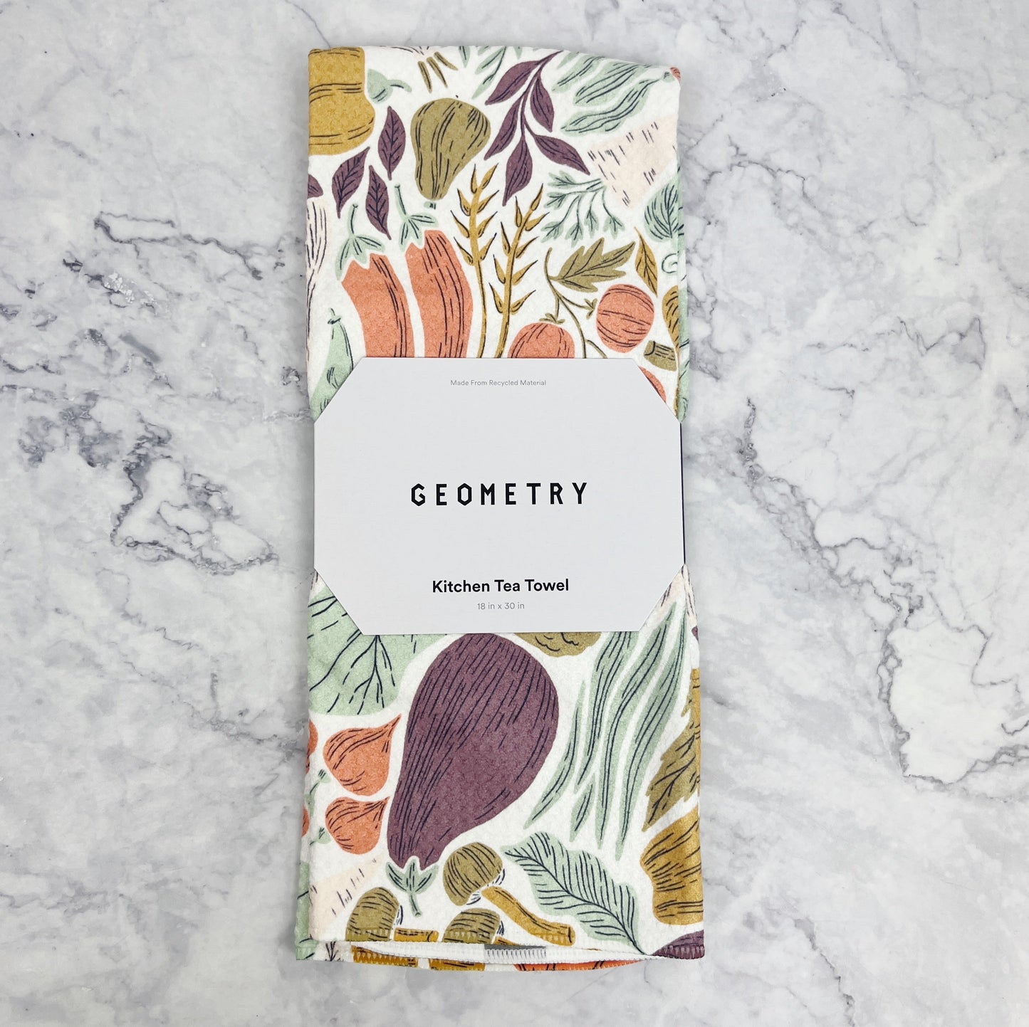 Vegetable Recycled Tea Towel