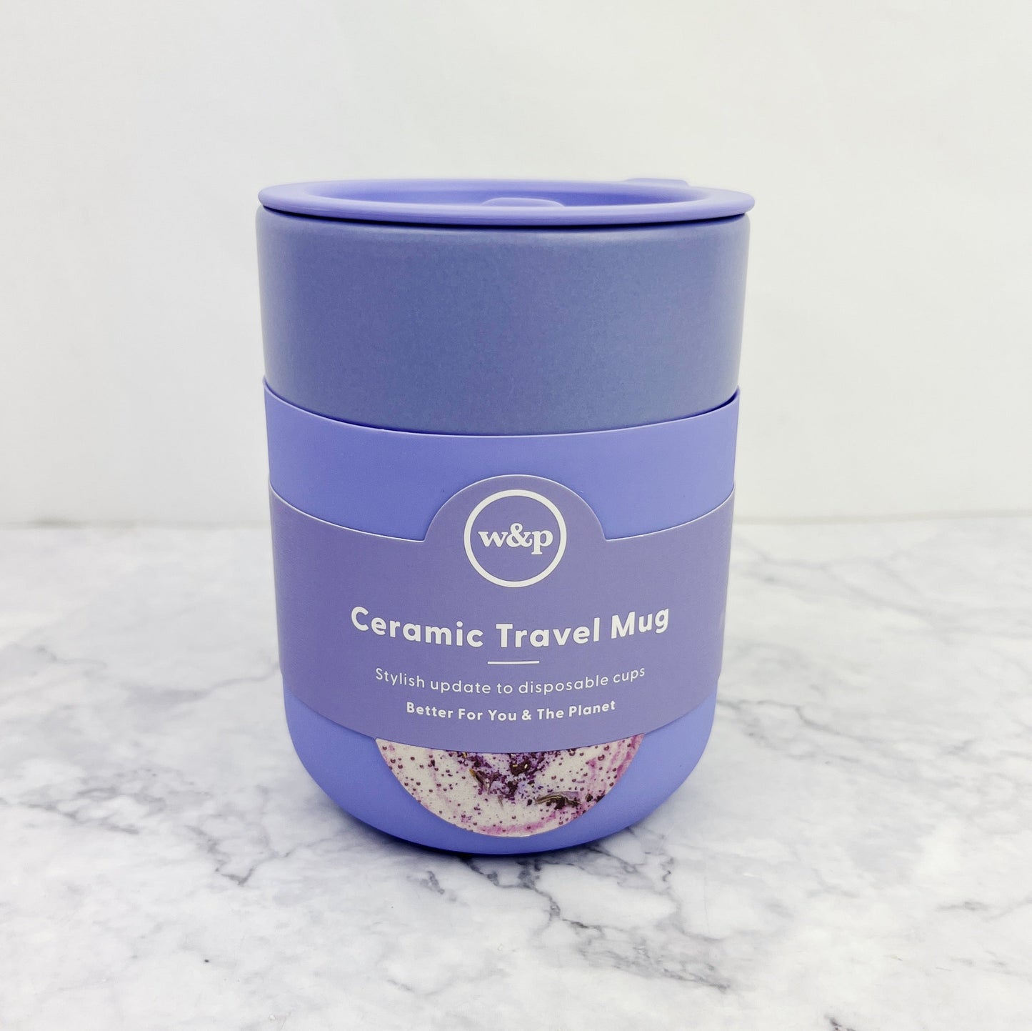 Ceramic 12 oz To-Go Mug