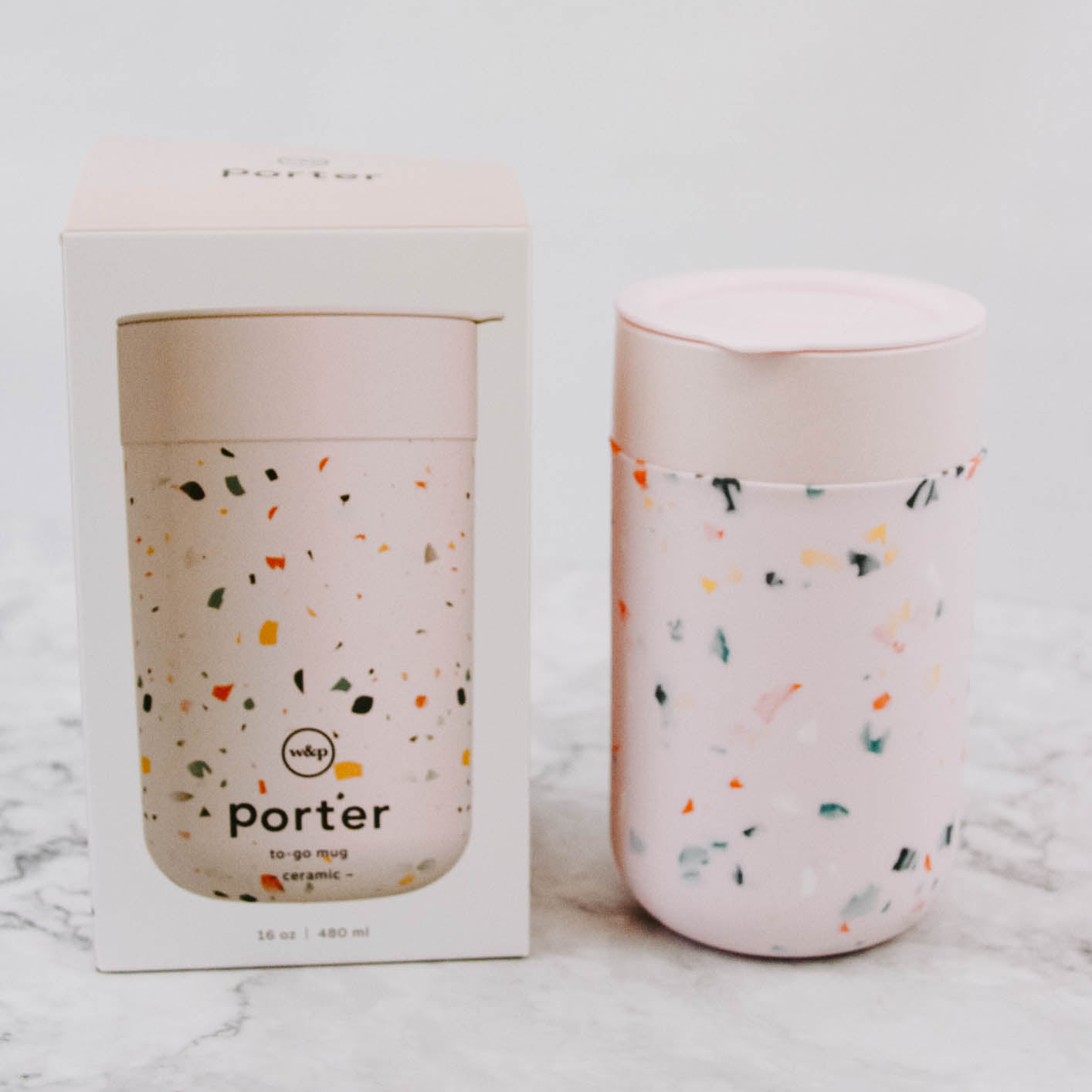 Ceramic 16 oz To-Go Mug