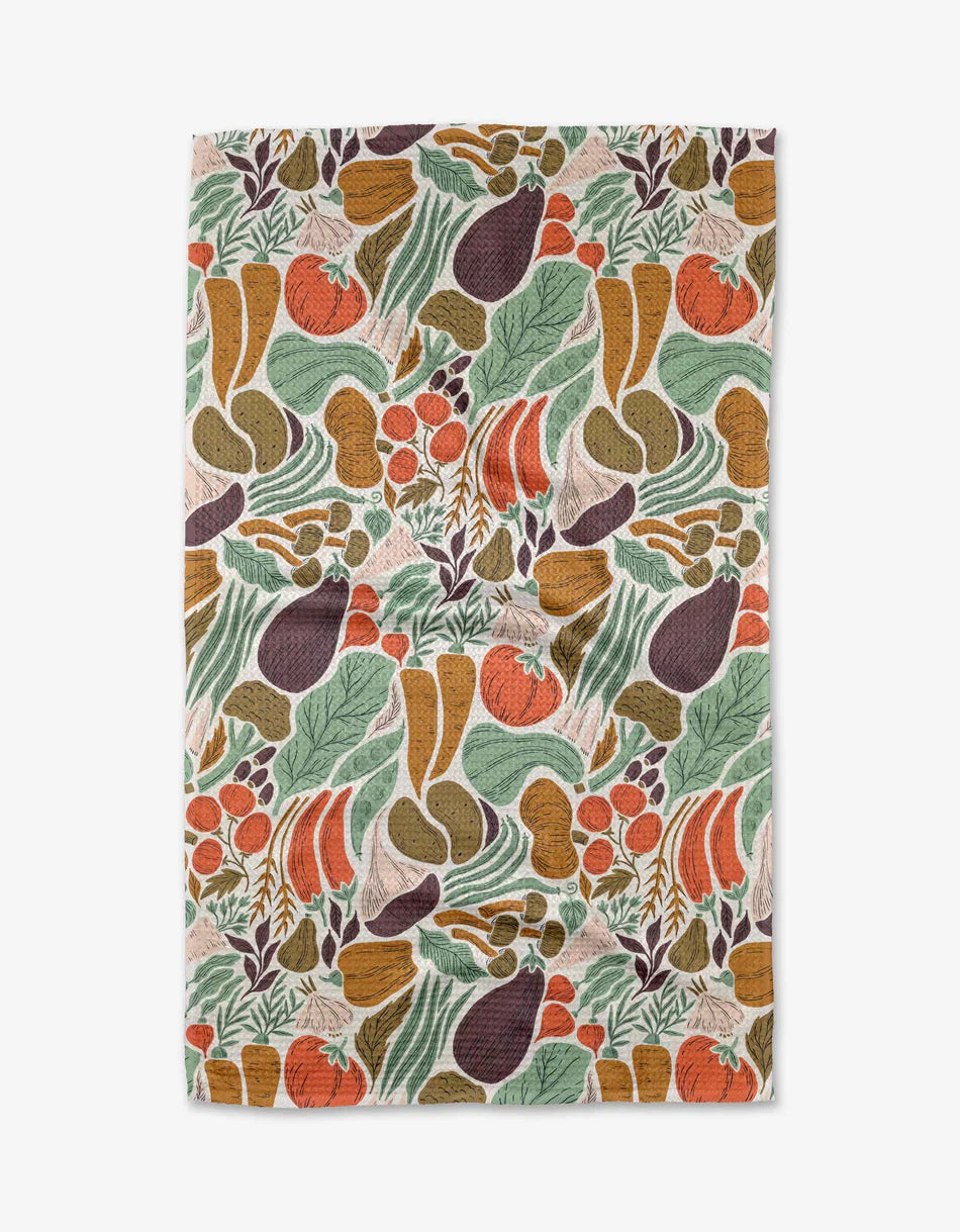 Vegetable Recycled Tea Towel