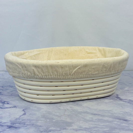 Oval Bread Proofing Basket & Liner