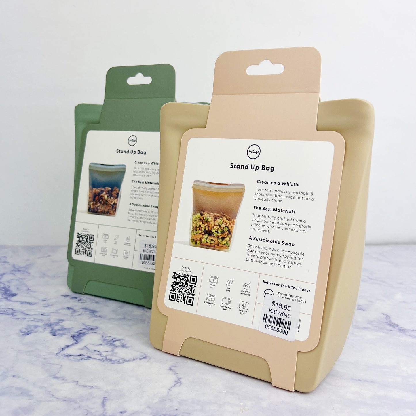 Reusable Stand Up Silicone Bag