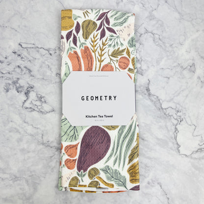Vegetable Recycled Tea Towel