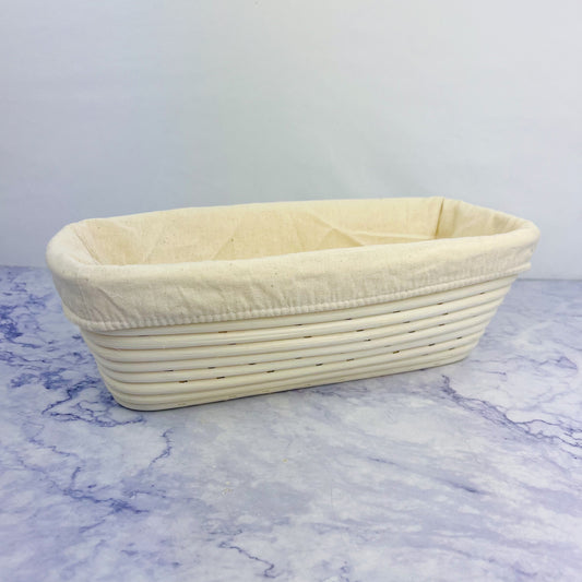 Oblong Bread Proofing Basket & Liner