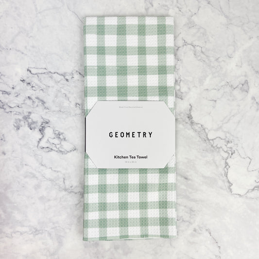 Picnic Gingham Recycled Tea Towel