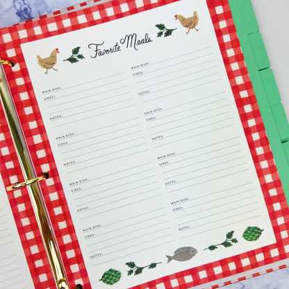 Cherry Farm Recipe Binder