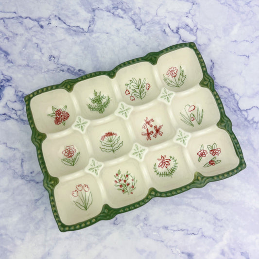 Stoneware Egg Holder
