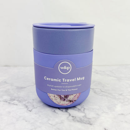 Ceramic 12 oz To-Go Mug
