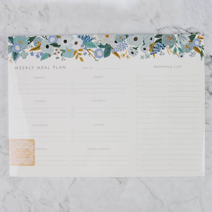Floral Weekly Meal Planner