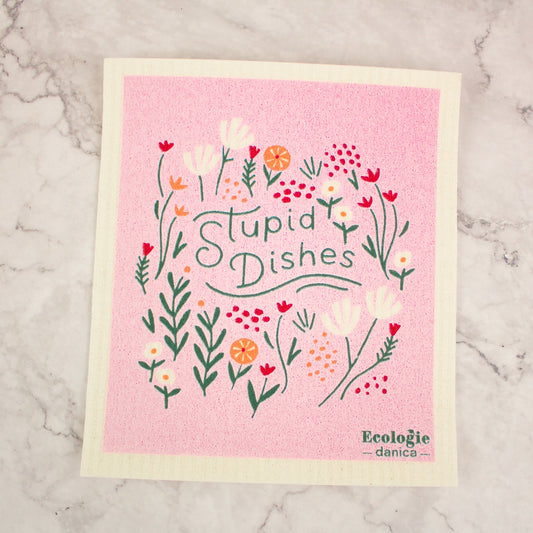 Floral Dishes Swedish Dish Cloth