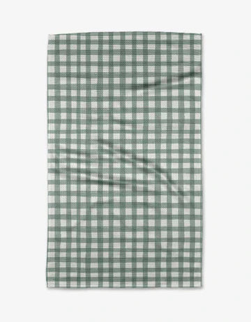 Picnic Gingham Recycled Tea Towel