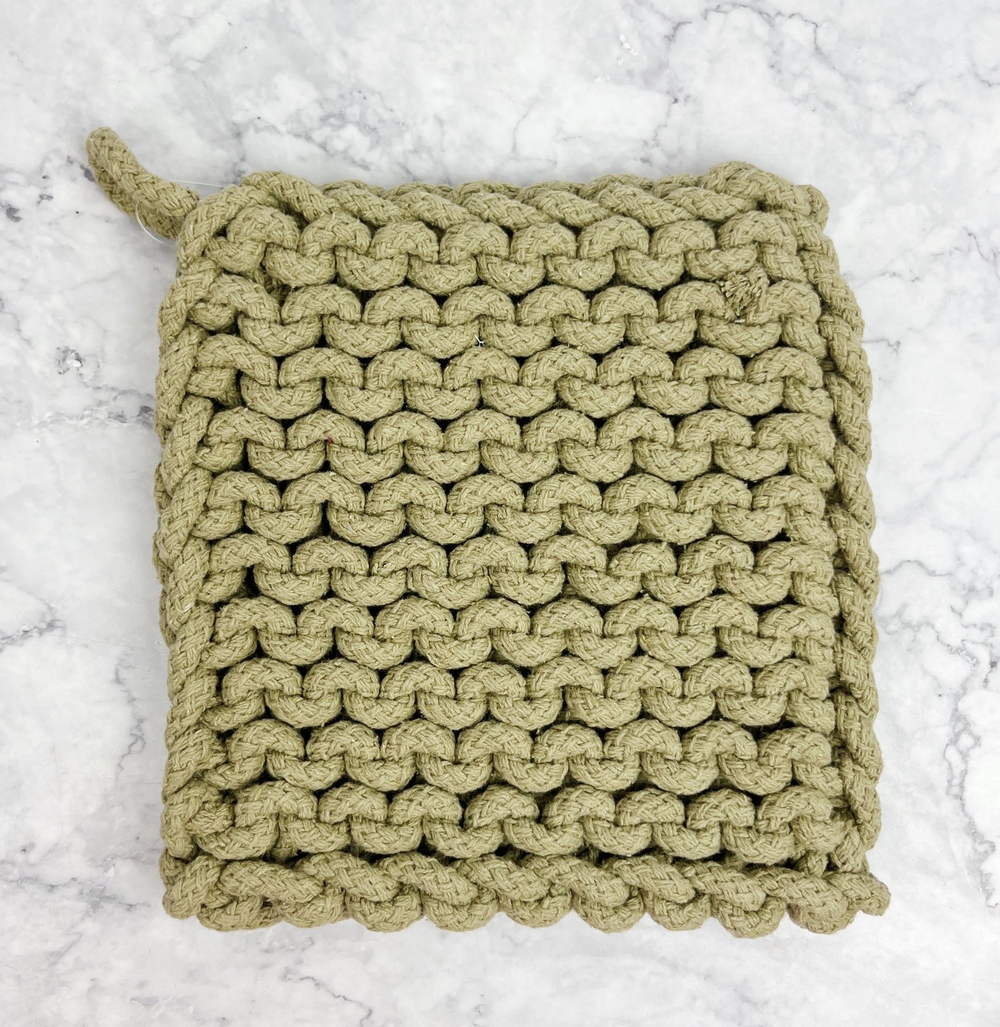 Neutral Woven Pot Holder