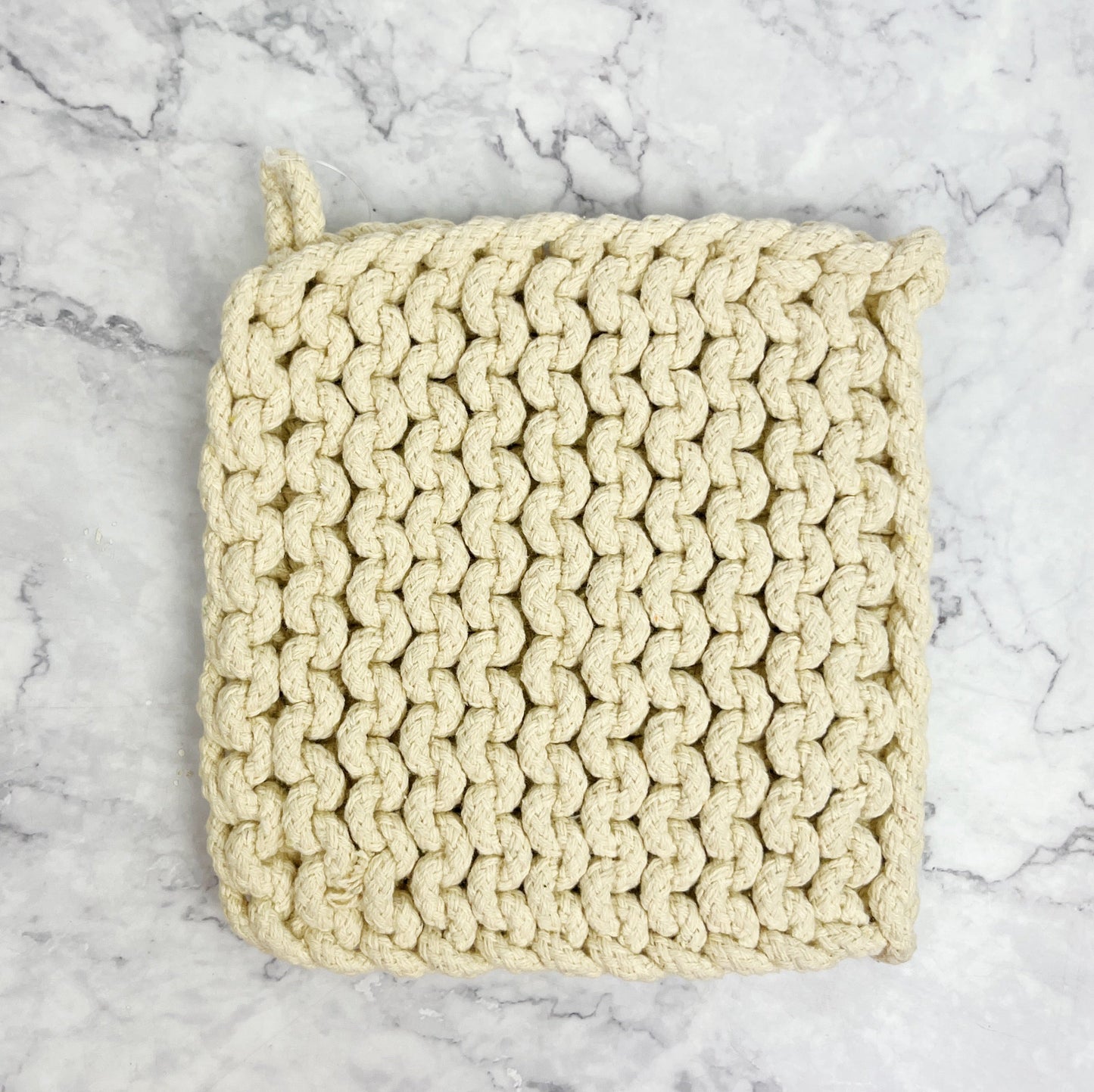 Neutral Woven Pot Holder