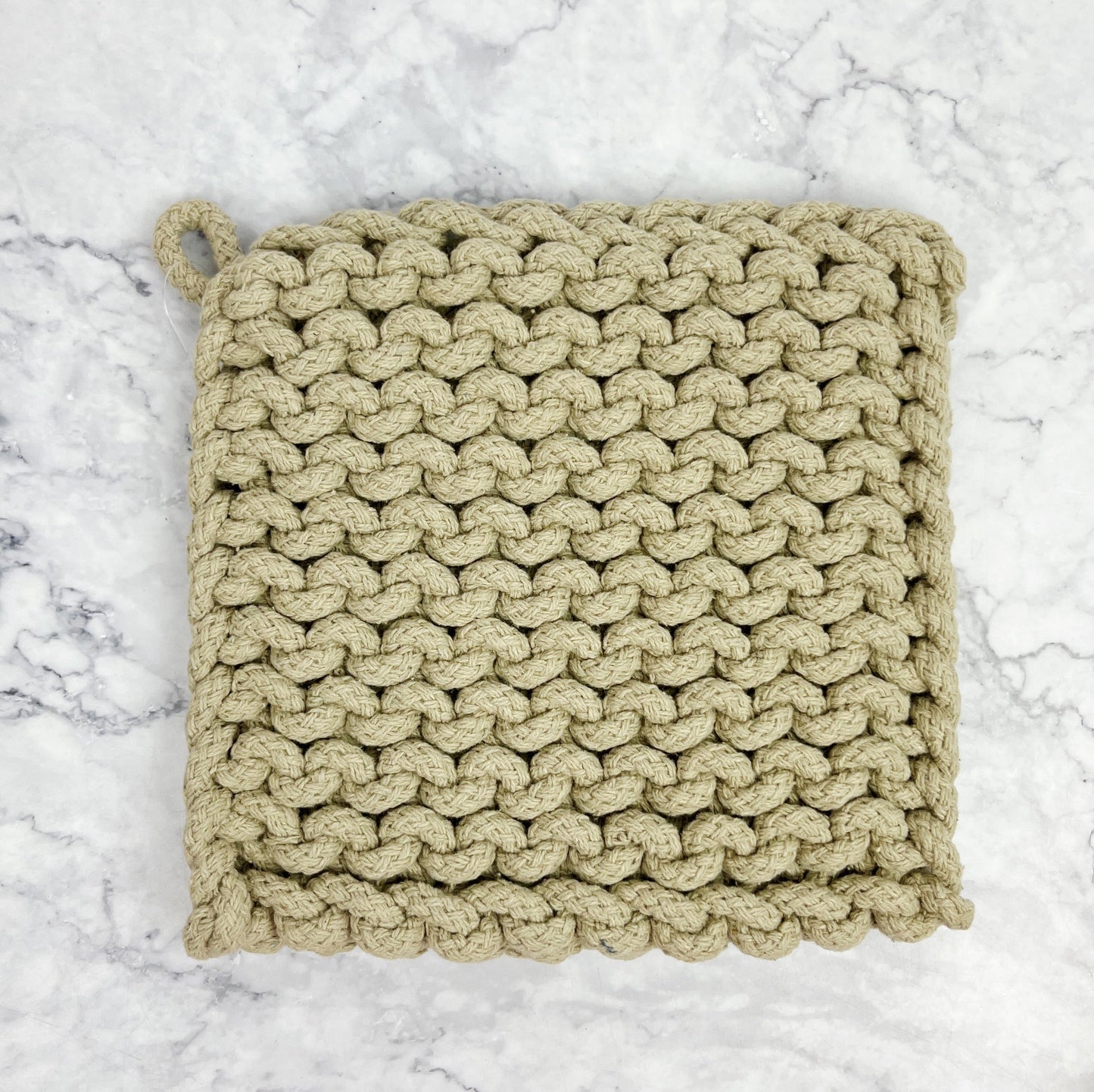 Neutral Woven Pot Holder