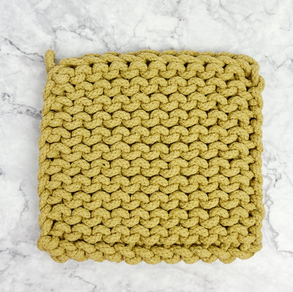Neutral Woven Pot Holder